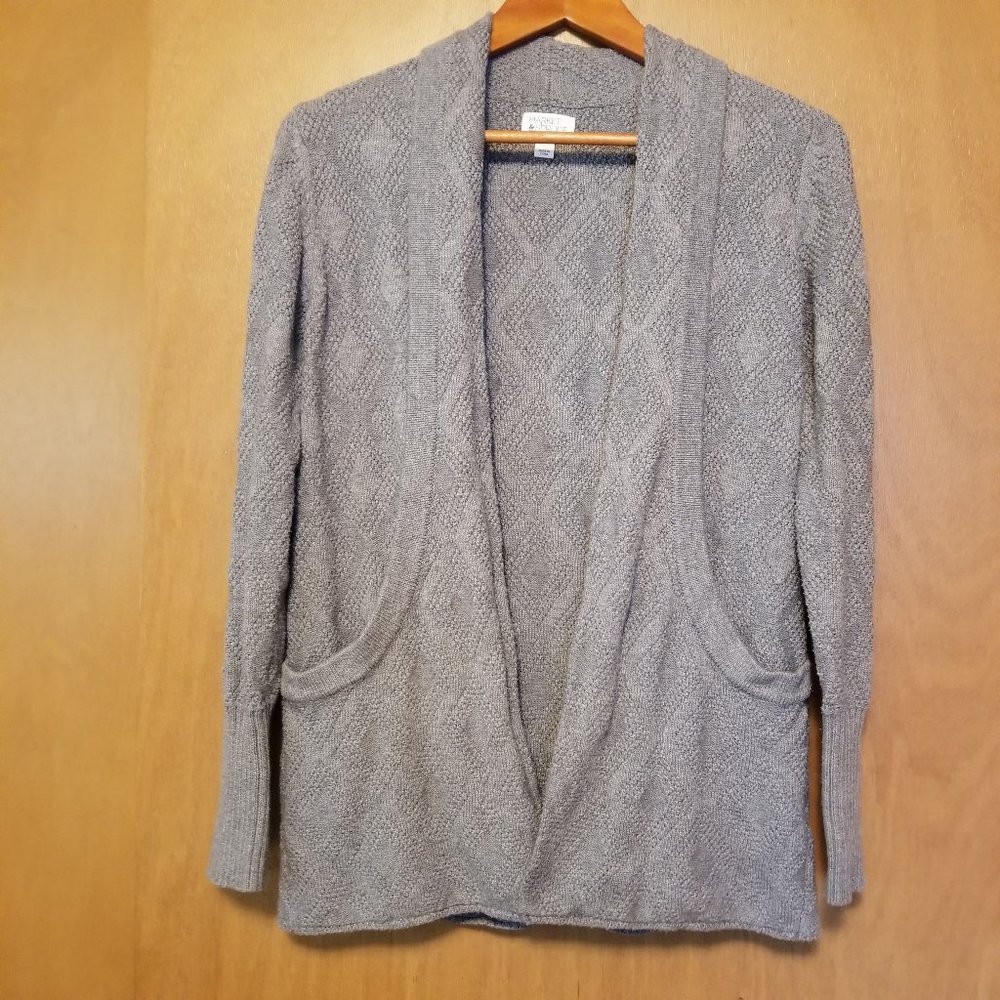 Gray Market and Spruce cardigan, size small